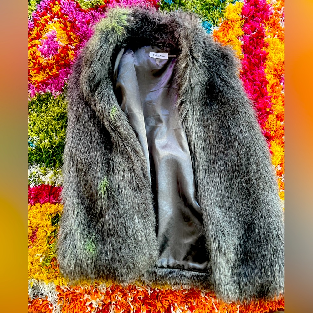 Calvin Klein fur vest